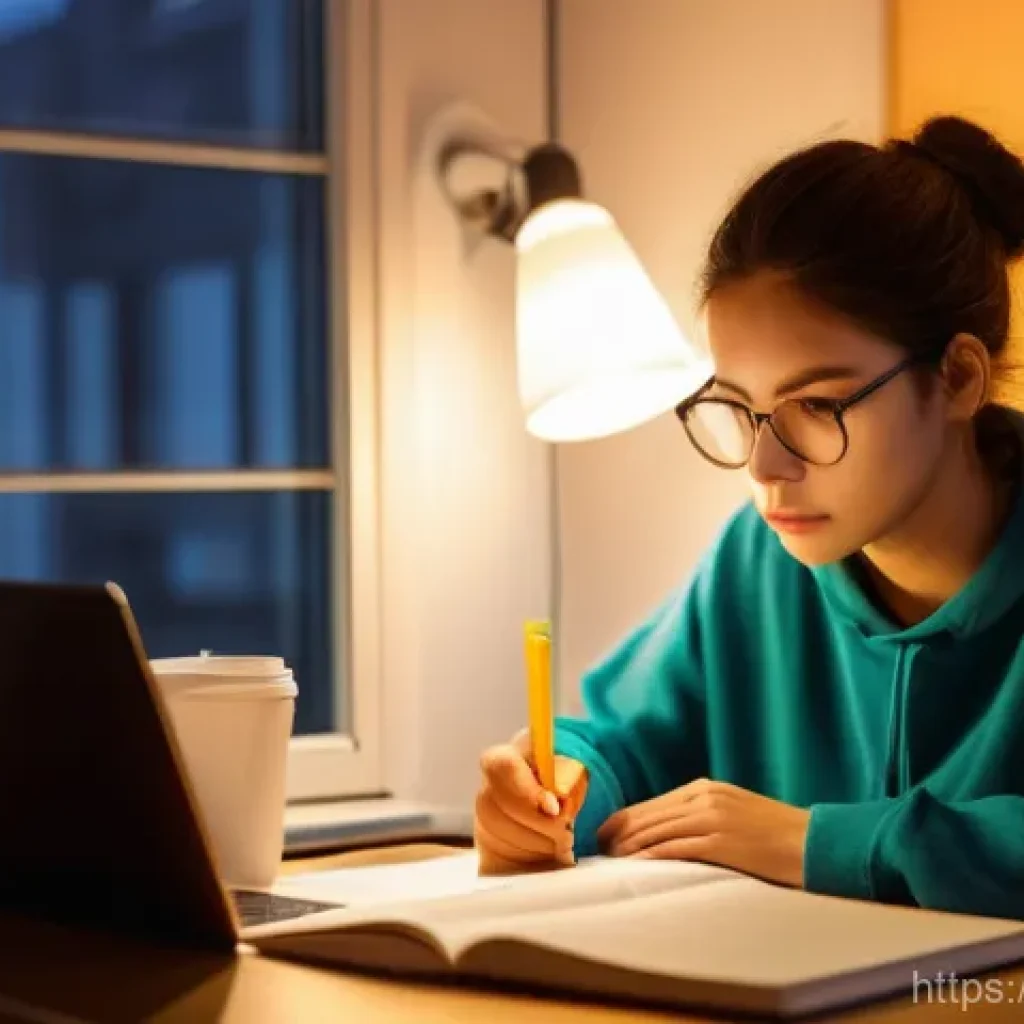 마케팅관리사 필기 공부 시작 시기 - Intensive Short-Term Study**
A determined young woman in her mid-20s, with a serious and focused...